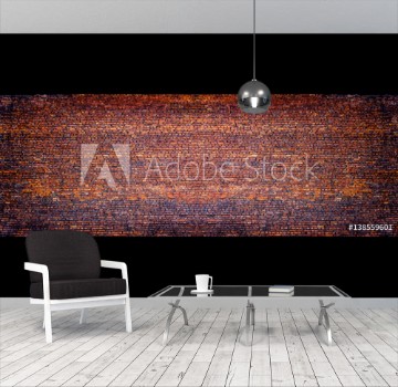 Picture of panoramic view of masonry brick wall as background